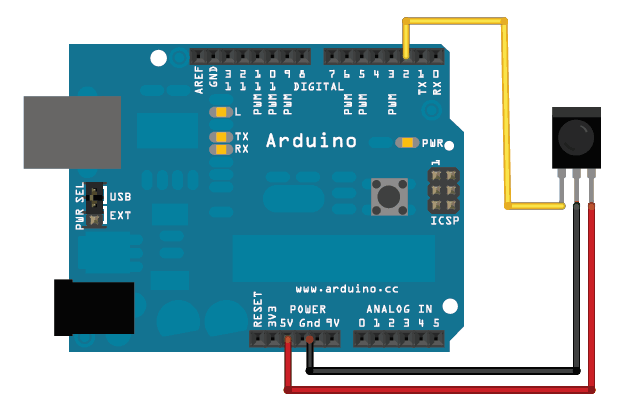Arduino IR sensor connection